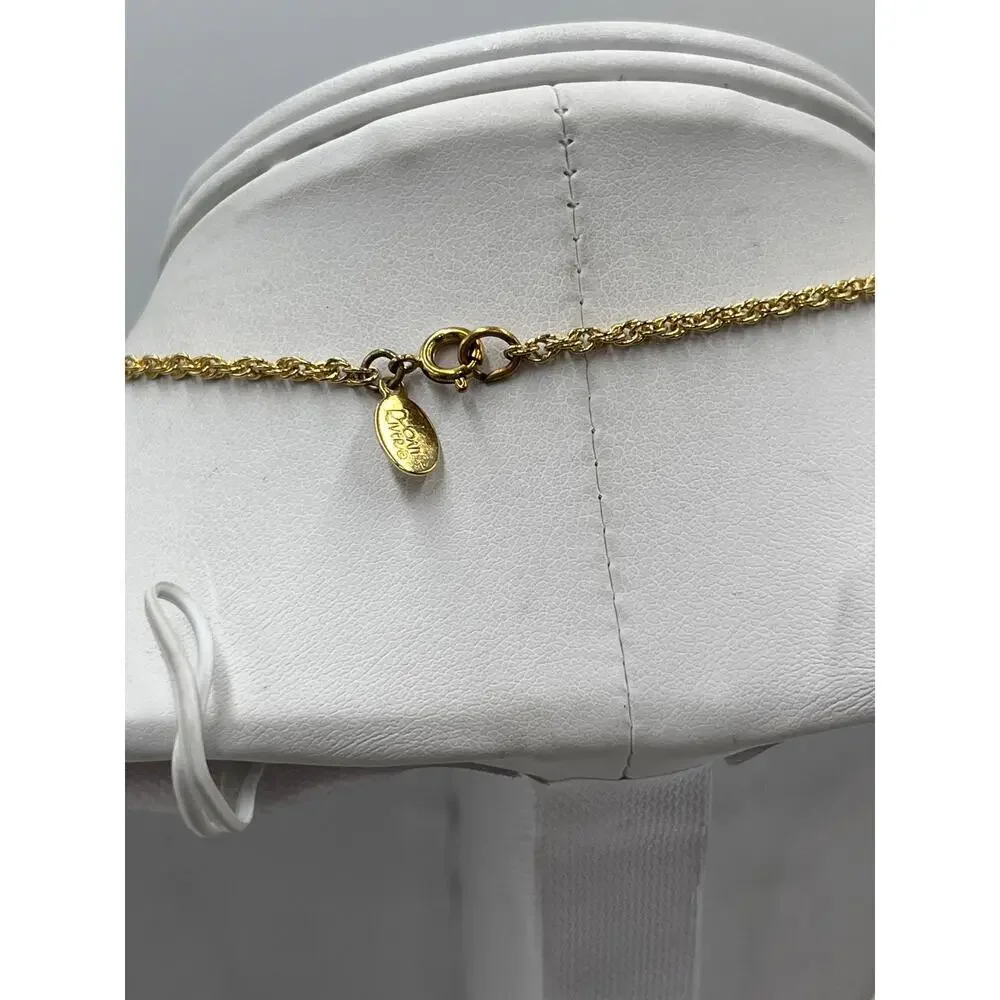 Joan Rivers Vintage‎ Gold Plated Egg Pendant Long Necklace